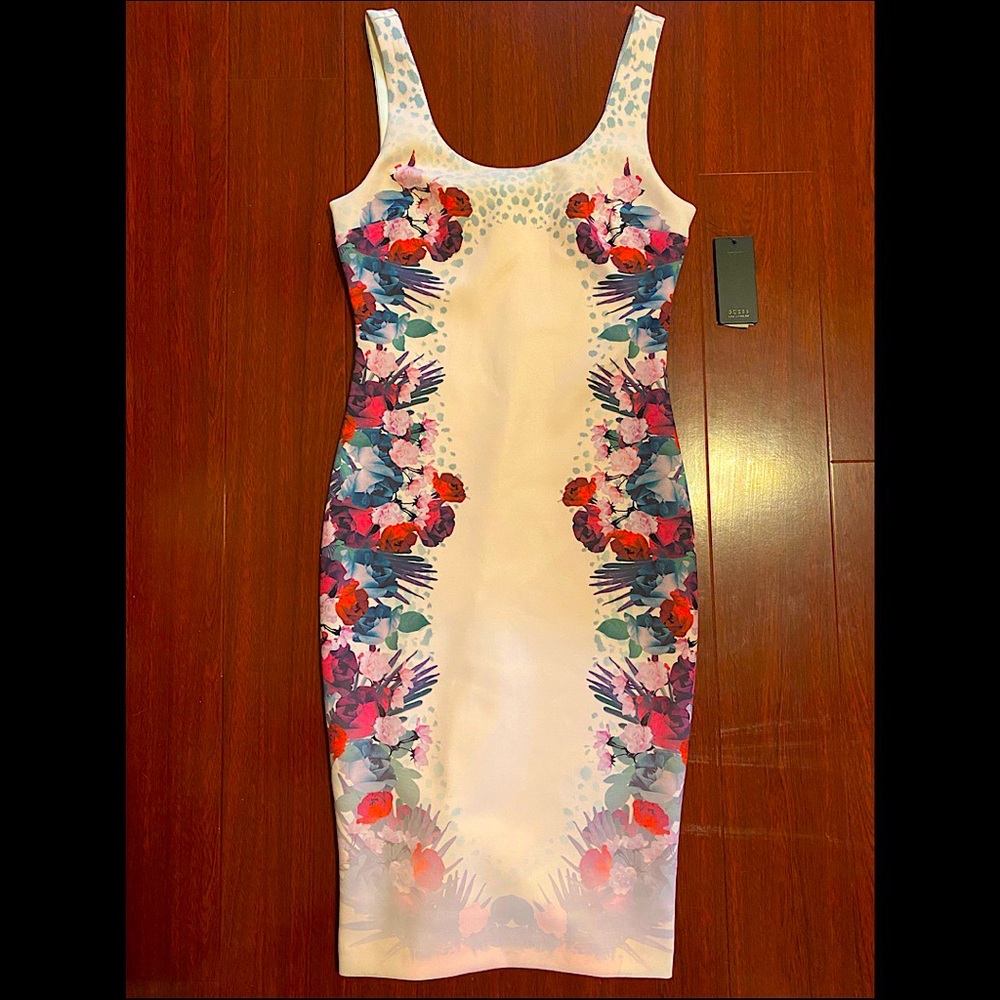 Deadstock Guess Bodycon Floral Dress
